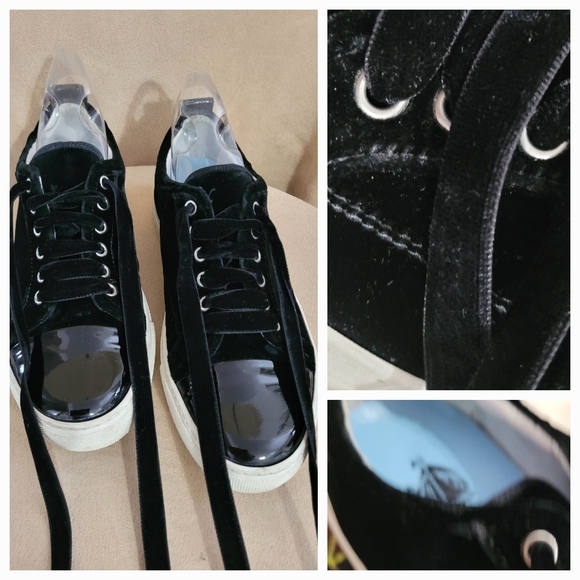 Lanvin Velvet Leather Sneakers / 7.5 - Picture 7 of 7